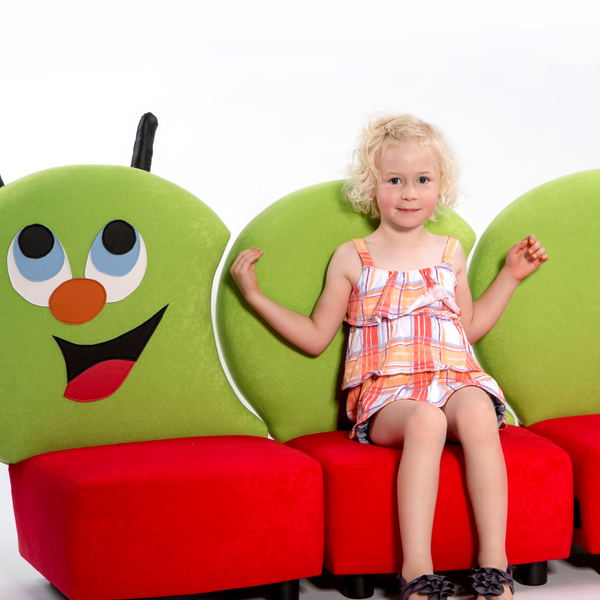 Gehler Kindersofa Raupe 3-teilig