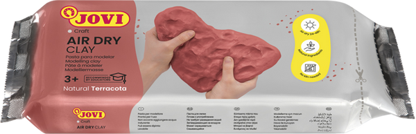 JOVI Lufttrockende Modelliermasse, teracotta, 1 kg 