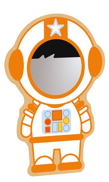 Kinder-Holzspiegel Astronaut