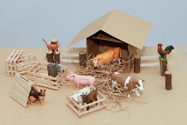 Schleich® Bauernhoftiere-Set, 9-teilig