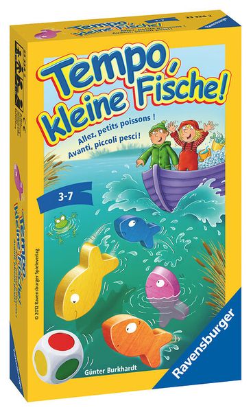 RAVENSBURGER Tempo, kleine Fische! - Mitbringspiel, ab 3 Jahre