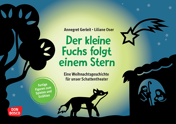 Geschichte zum Schattentheater - Der kleine Fuchs folgt einem Stern