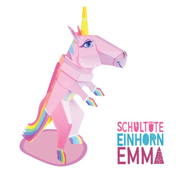 DER KLEINE KNICK Schultüte Einhorn Emma (SONDERANGEBOT)