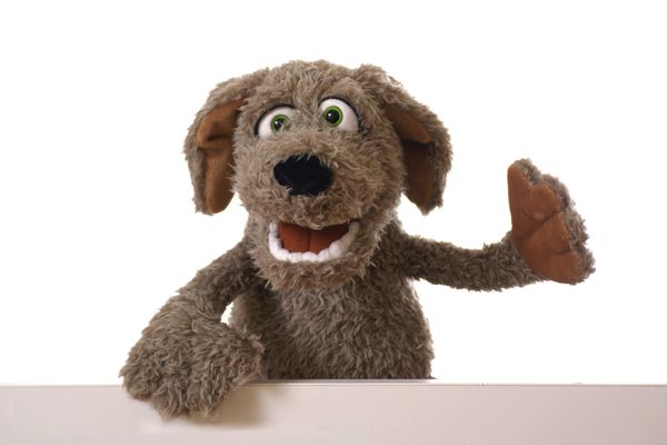 LIVING PUPPETS Locke der kleine Hund (45 cm)