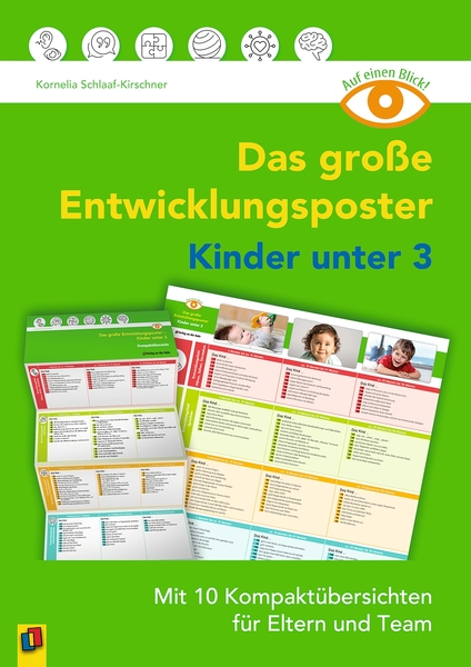 Auf einen Blick: Das große Entwicklungsposter – Kinder unter 3