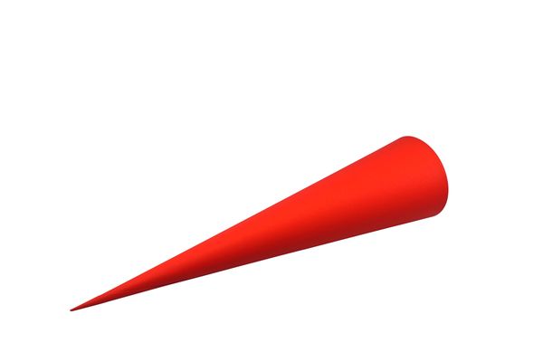 Schultüten-Rohling, 70 cm, rot, 1 Stück 