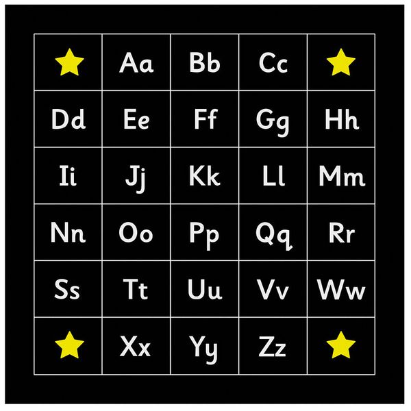 Outdoor-Kreidetafel "Alphabet"