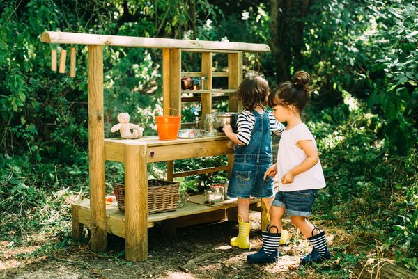 Outdoorküche, Holz, LxBxH:  161 x 68 x 114 cm