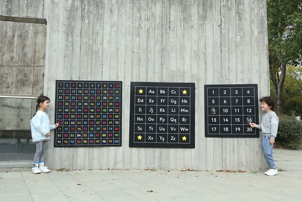 Outdoor-Kreidetafel "Alphabet"