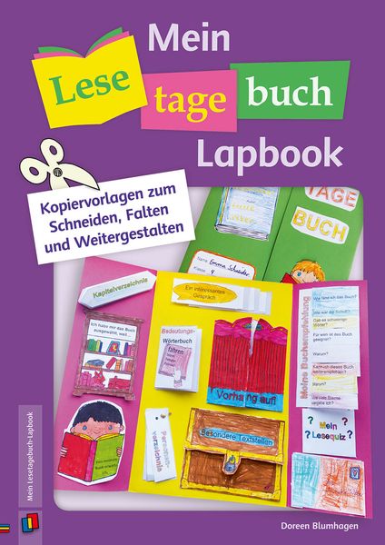 Mein Lesetagebuch-Lapbook - Kopiervorlagen zum Schneiden, Falten und Weitergestalten