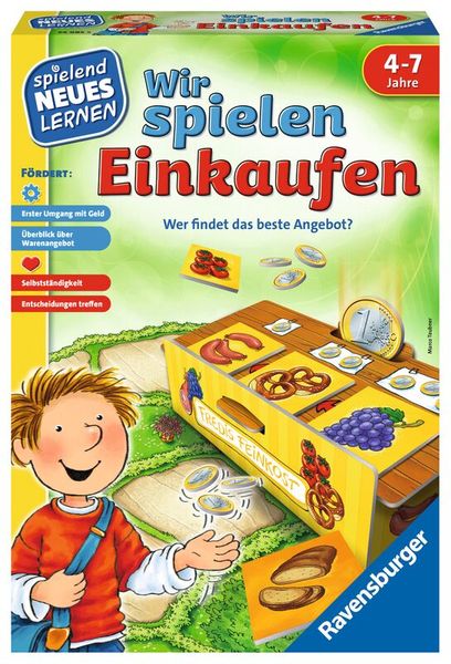 RAVENSBURGER Wir spielen Einkaufen, Sammelspiel, 2-4 Spieler, 4-7 Jahre 