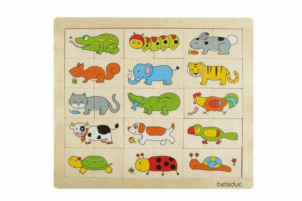 Match & Mix Puzzle Tiere, 30 Teile, ab 2 Jahre