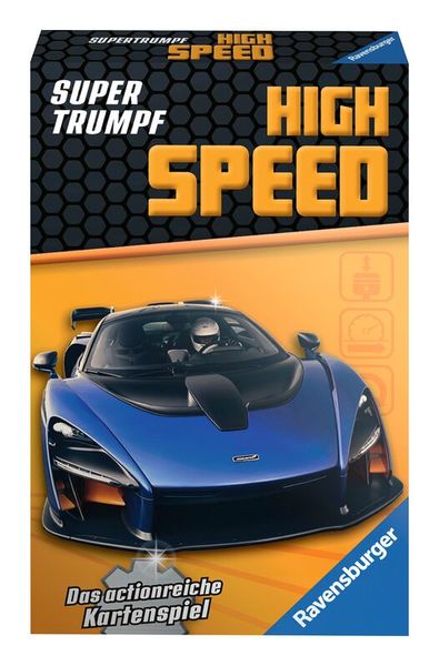 RAVENSBURGER Supertrumpf High Speed, Quartett-Kartenspiel, ab 1 Spieler, 7 - 99 Jahre