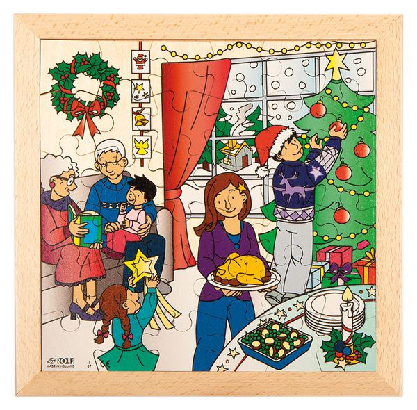 ROLF EDUCATION Puzzle multikulturelle Feiertage - Weihnachten, 36 Teile, ab 3 Jahre