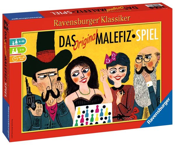 RAVENSBURGER Das Original Malefiz Spiel, Würfelspiel, 2-4 Spieler, ab 6 Jahre