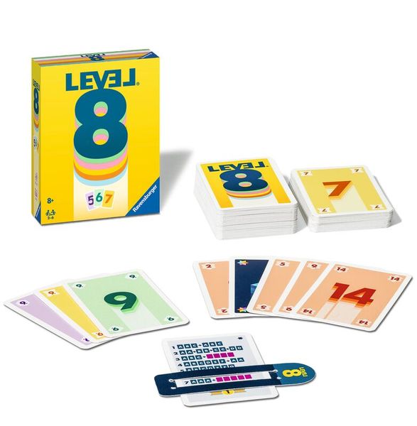 RAVENSBURGER Level 8, Kartenspiel, 2-6 Spieler, ab 8 Jahre