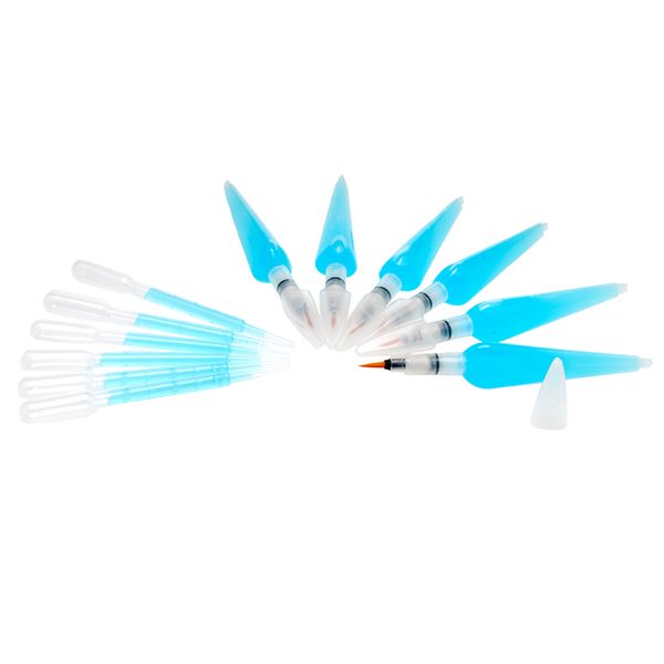 Refill-Pinsel und Tropfpipetten Set