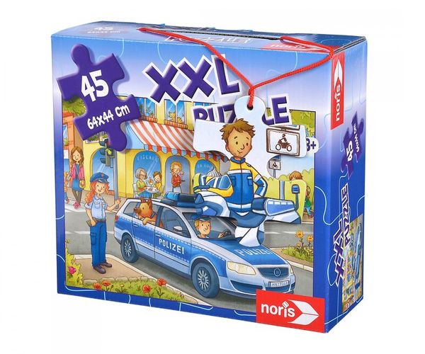 XXL Puzzle Auf Streife mit der Polizei, 45 Teile, ab 3 Jahre