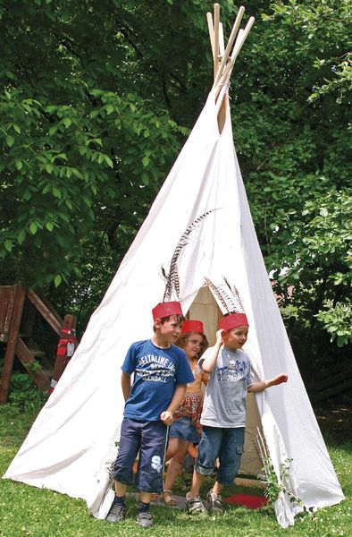 Tipi-Zelt groß, Höhe 325 cm