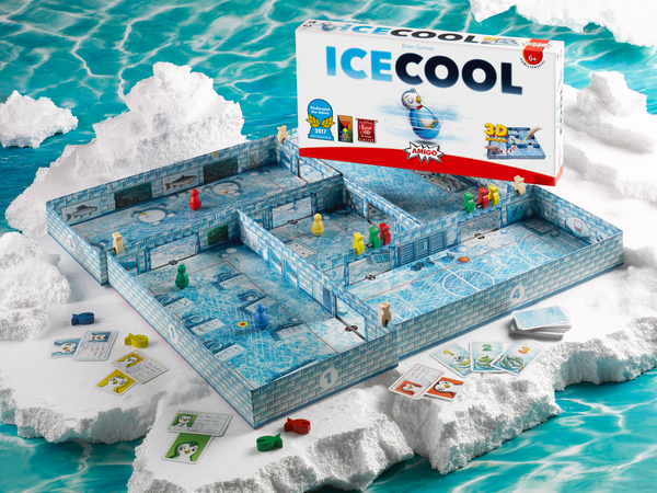 ICECOOL, Gesellschaftsspiel, 2-4 Personen, ab 6 Jahre