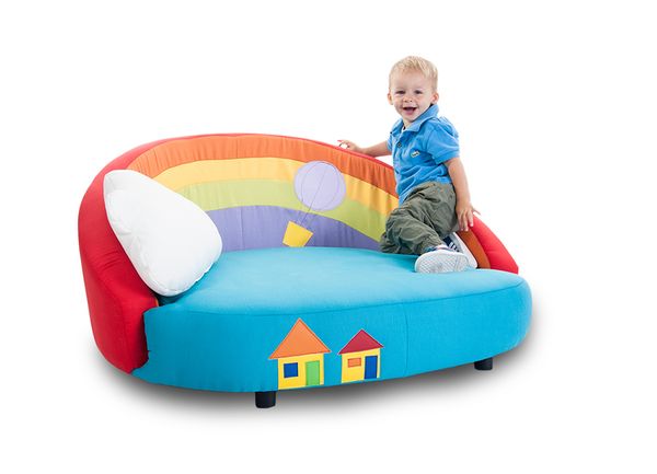 Kindersofa Regenbogen