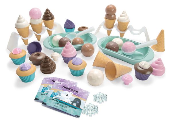 DANTOY Cupcake-Eisset, 56-teilig