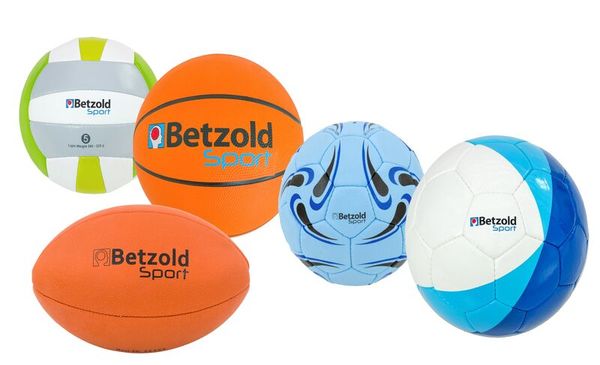 Betzold Sport Ball-Set, mit 5 Bällen