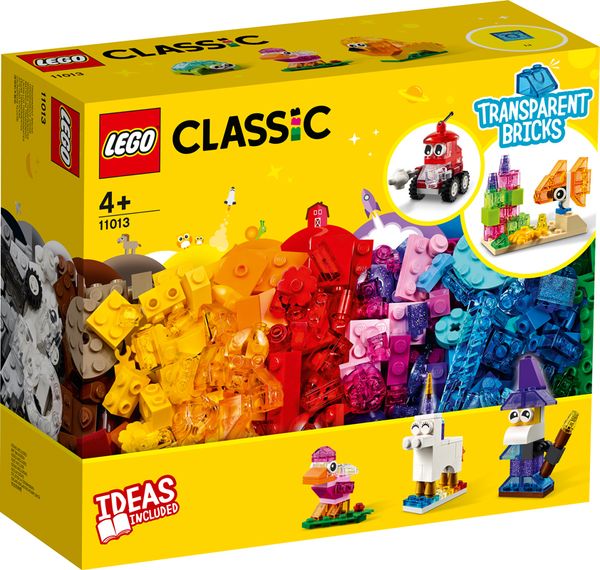 11013 LEGO® Kreativ-Bauset mit durchsichtigen Steinen, 500 Teile