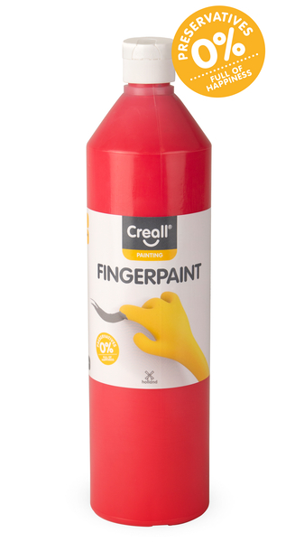 Fingerfarbe rot (Creall), 750 ml 