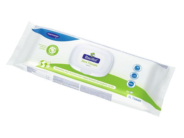 Bode Bacillol® Zero Tissues XL, 100% Plastikfrei, 1x80 Tücher