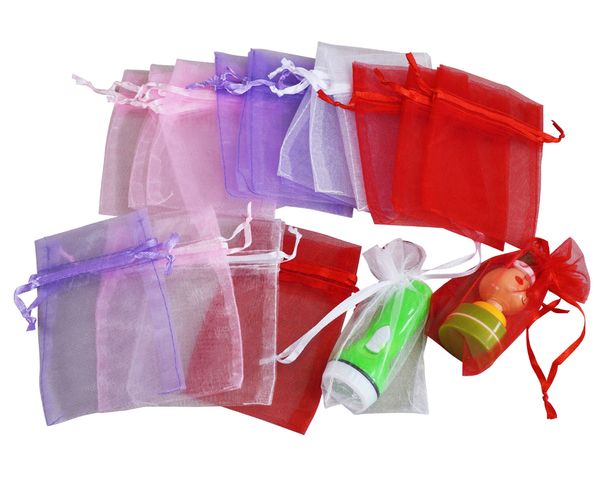 Geschenkbeutel aus Organza, 12 Stück