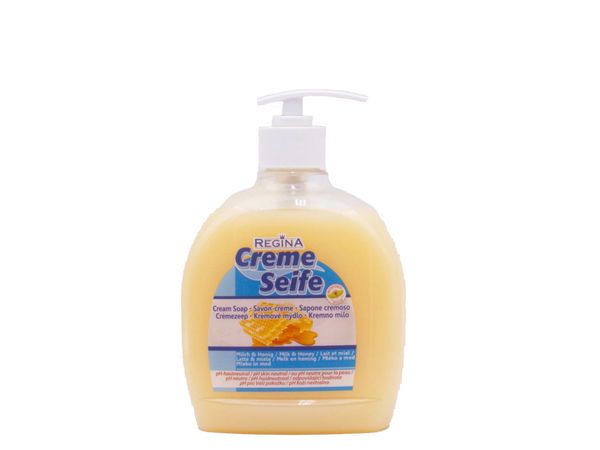 Creme-Seife gelb, Duft Milch-Honig, 1x500 ml