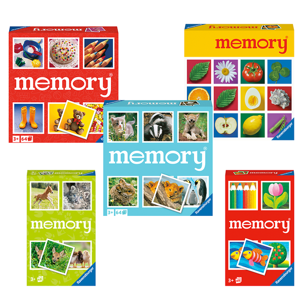 RAVENSBURGER KiGa Set - Memory Highlights, ab 3 Jahre (5 Teile)