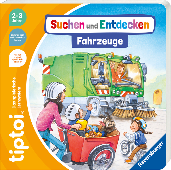 RAVENSBURGER tiptoi® Suchen und Entdecken: Fahrzeuge, ab 2 Jahre