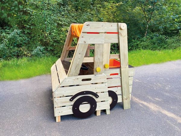 Outdoor Camping Car aus Holz, (LxBxH): 235 x 92 x 105 cm