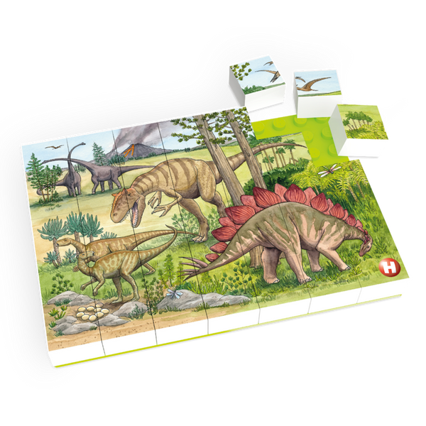 HUBELINO Puzzle Welt der Dinosaurier (35-teilig), ab 4 Jahre