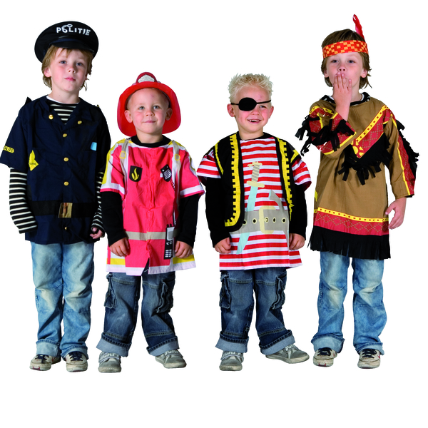 EDUCO Kostümset "Jungen", 4er Set, 2,5 - 6 Jahre