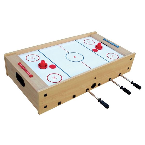 Mini-Tischkicker-Airhockey Big Fun 2in1 Tischaufleger, 2-4 Spieler, ab 3 Jahre