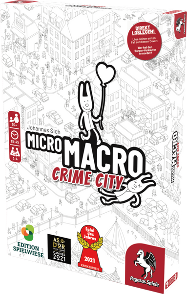 MicroMacro: Crime City (Edition Spielwiese), deutsch, 1-4 Personen, ab 10 Jahre