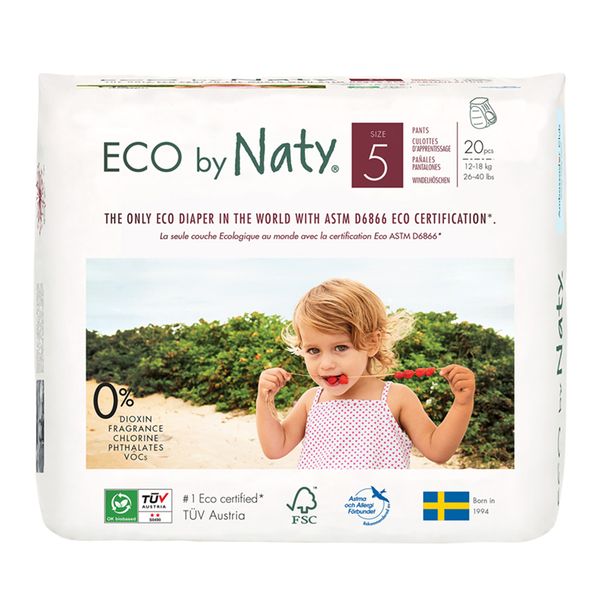 Naty Ökowindeln - Pants, Größe 5 (12-18 Kg), 20 Stück