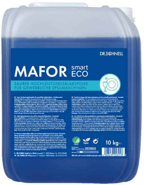 MAFOR smart ECO (Dr. Schnell), ökologischer Klarspüler, 10 KG