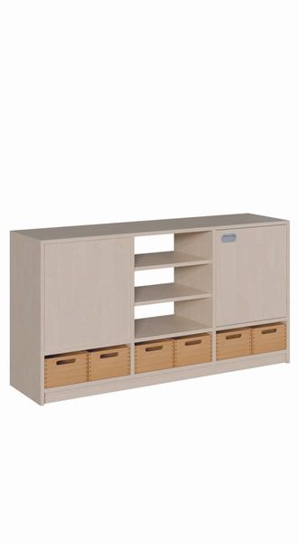 Raumteilerschrank (B/H/T: 152 x 80 x 40 cm)