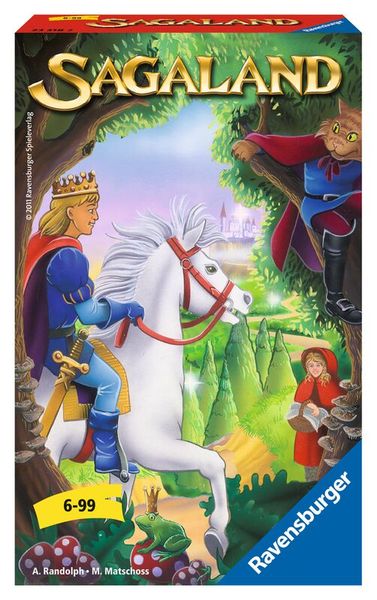 RAVENSBURGER Sagaland Reisespiel, Merkspiel, 2-4 Spieler, ab 6 Jahre