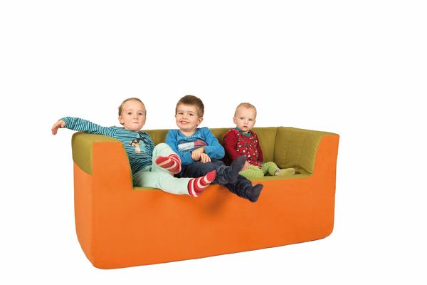 BÄNFER Kindergarten-Zweisitzer-Sofa MAXI 