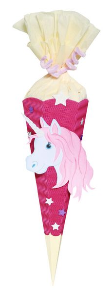 Geschwister Schultüten-Bastelset Classic Line, Einhorn, 41 cm, 1 Set