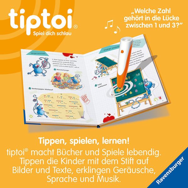 RAVENSBURGER tiptoi® Lern mit mir! Mathe 1. Klasse, ab 6 Jahre