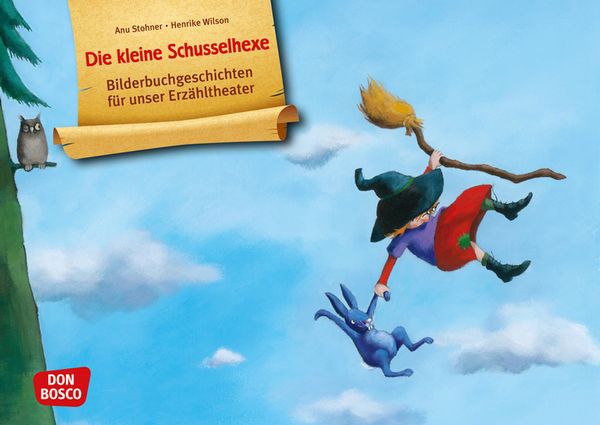 Kamishibai Bildkartenset - Die kleine Schusselhexe