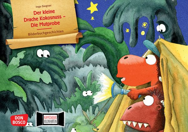 Kamishibai Bildkartenset - Der kleine Drache Kokosnuss, die Mutprobe