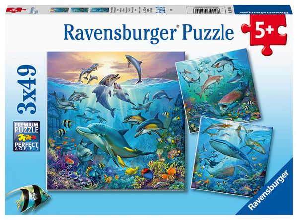 RAVENSBURGER Puzzle Misch-Set, 5 Puzzles, von 2,5 bis 5 Jahre