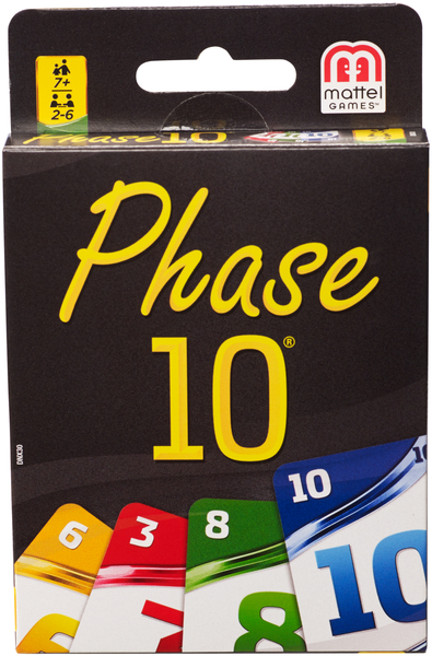 Phase 10 - Kartenspiel, 2-6 Personen, ab 7 Jahre